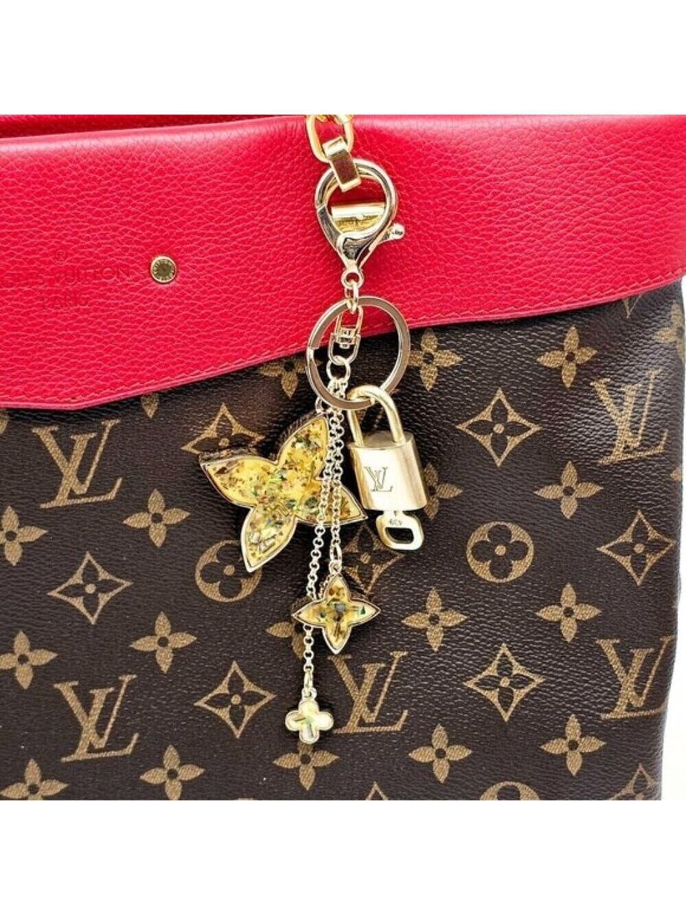 Authentic Louis Vuitton Lock & Key with unbranded Bagcharm, Keycharm, Keychain
